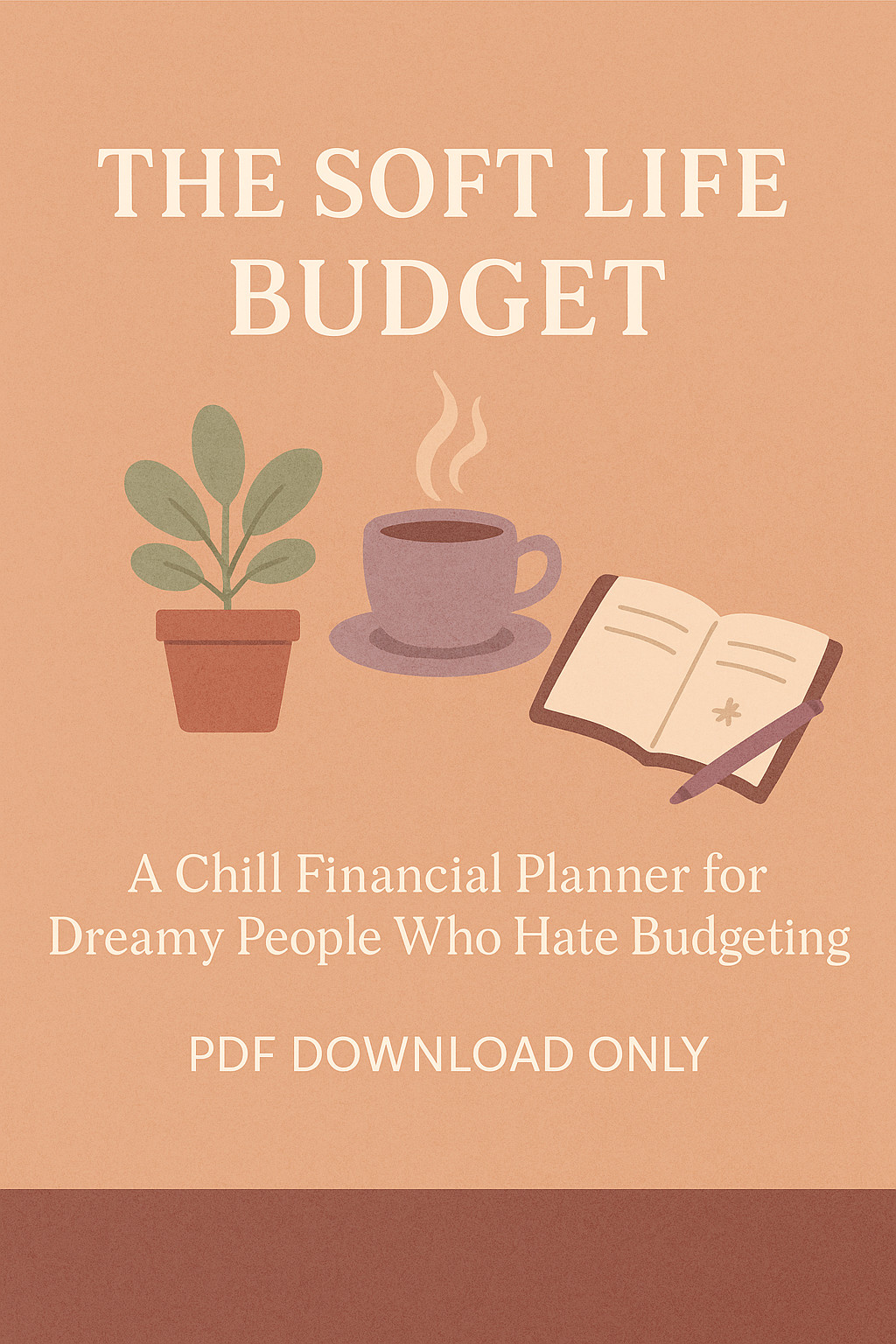 Self Help Budget Planner | Easy Money Tracker | PDF ONLY SEE DESCRIPTION