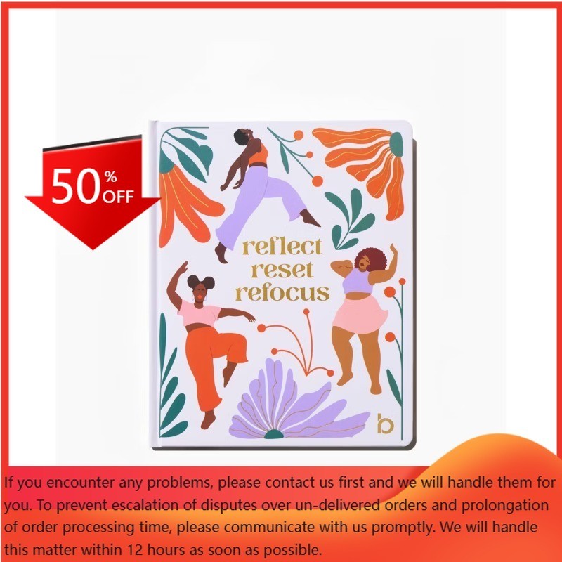Be Rooted 8″x10″Mindfulness Journal with Hidden Coloring Pages Joy is All Around
