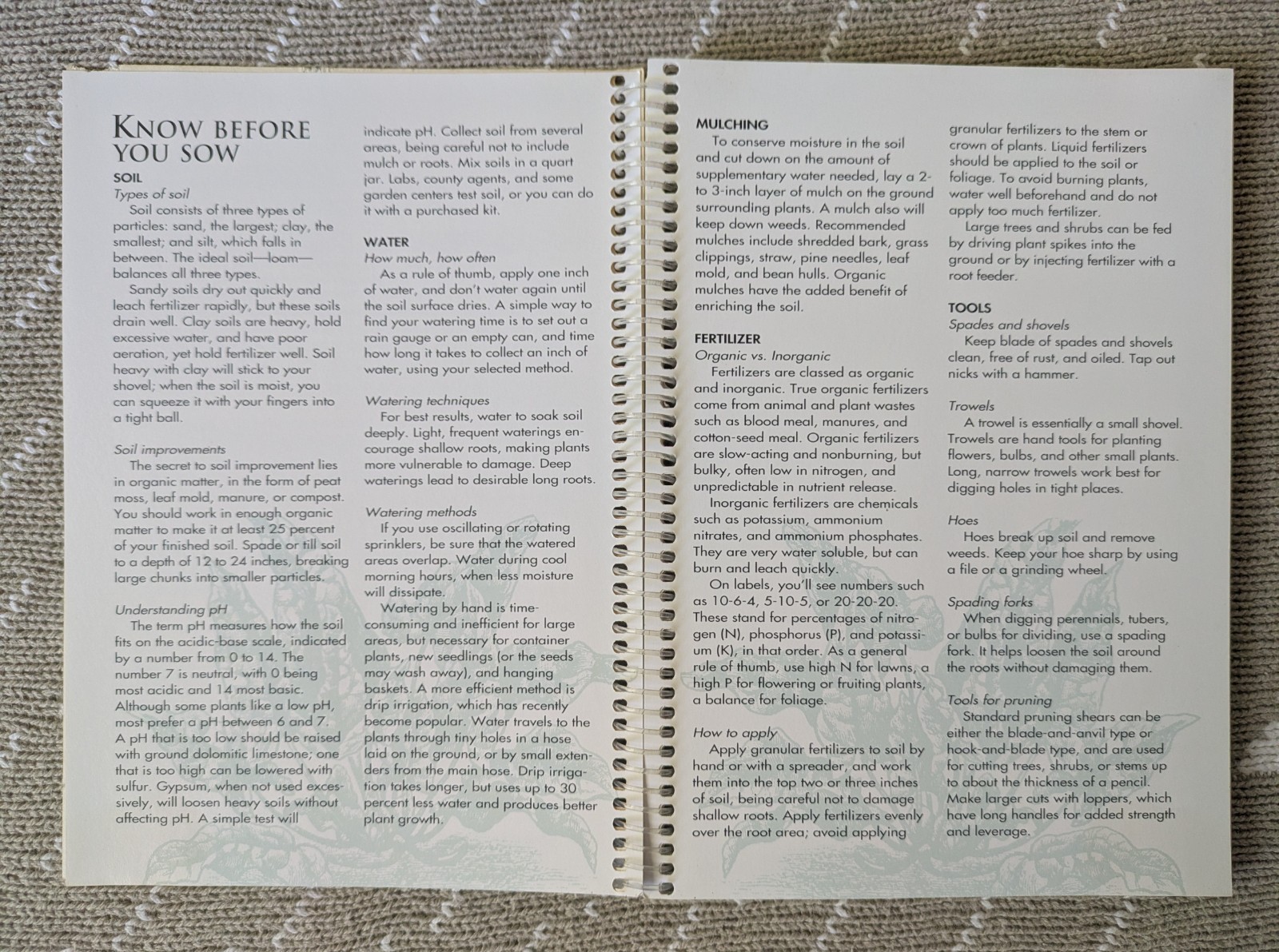Hallmark Better Homes and Gardens A Gardener’s Weekly Guide & Journal 1996