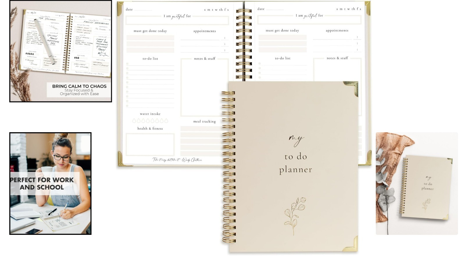Beautiful 120-Page To Do List Notebook – Stylish Planner for Productivity Boost