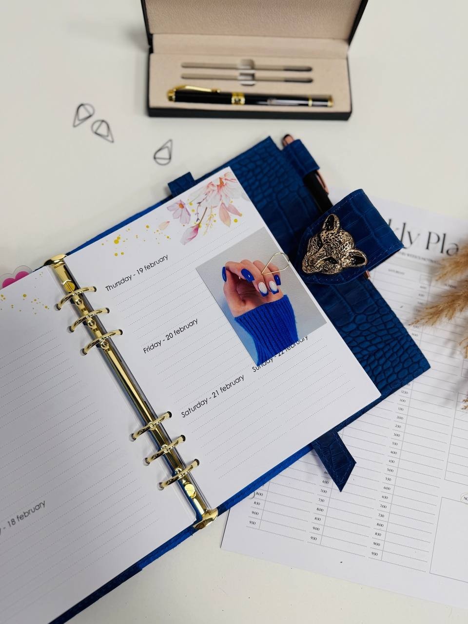 Command Your Day with Unapologetic Elegance Leather Notebook With Leopard