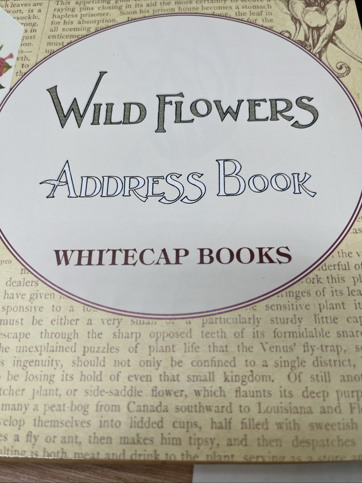 Wildflowers Of North America Daily Journal & Address Book
