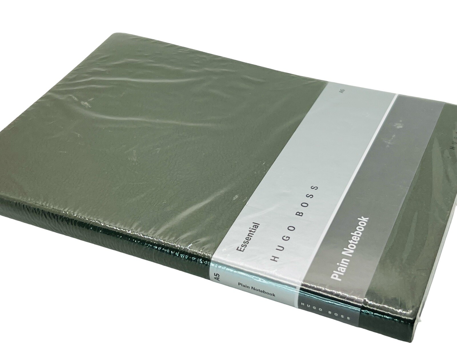 Hugo Boss Essential Plain Pocket Notebook GREY Soft Cover 8×6 in A5 160 pages