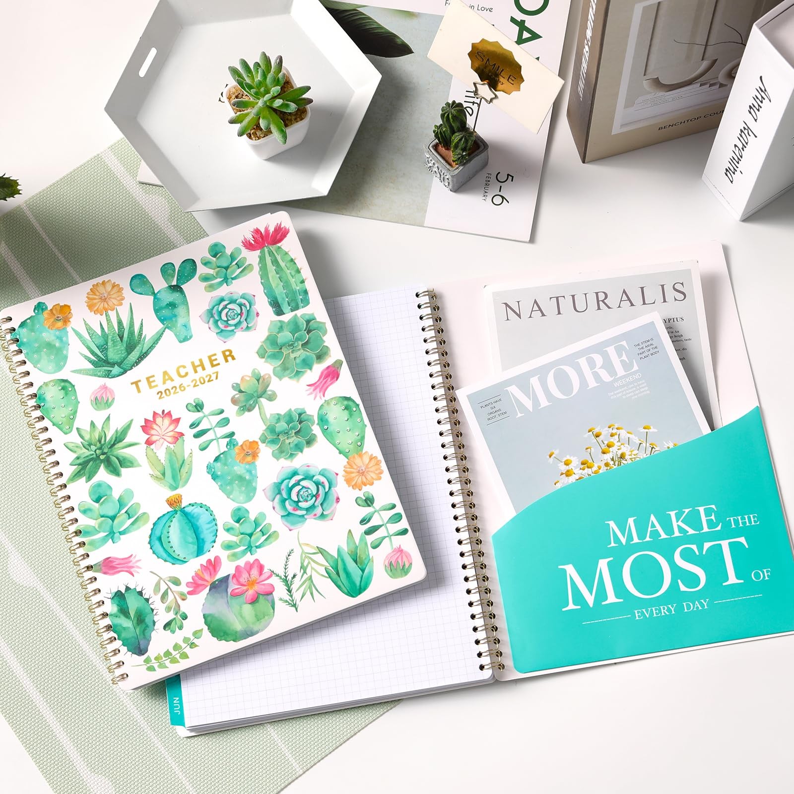 Teacher Planner 2025-2026 Lesson Planner Jul. 2025 – Jun. 2026, 8.5” x 11”