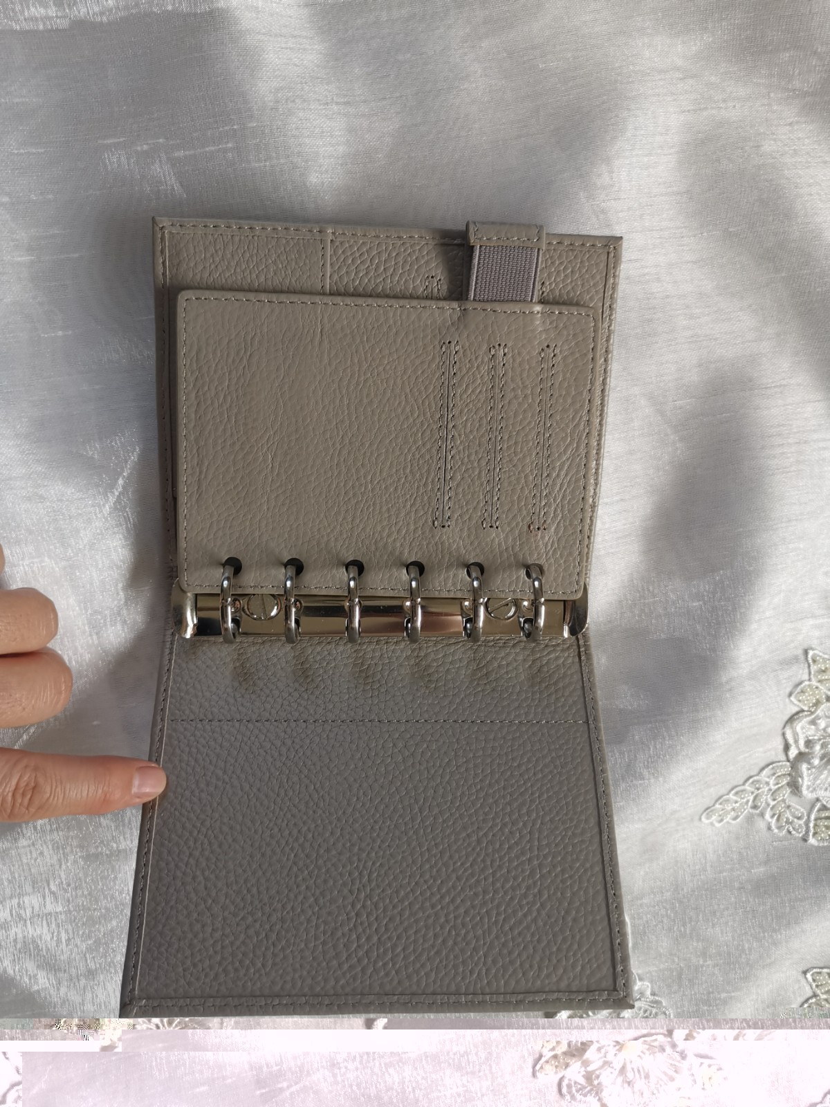 Moterm Versa Pocket Size Pebbled Grey Inner Book Binder Planner Only