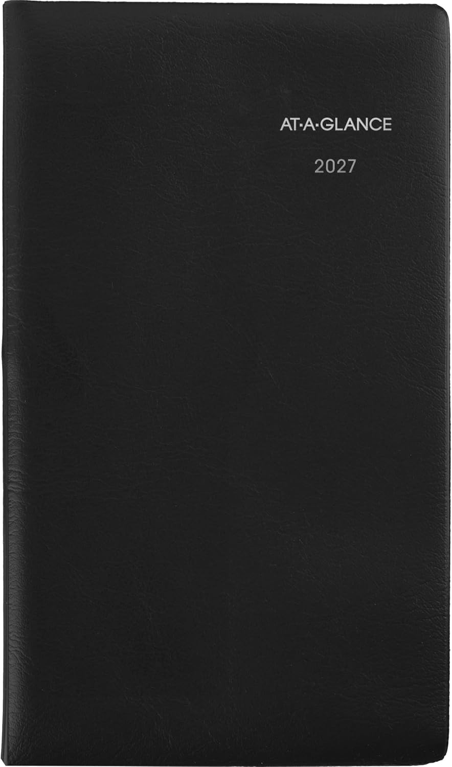 2027 Dayminder Pocket Planner, 14-Month Calendar, Black, 3.5″ x 6