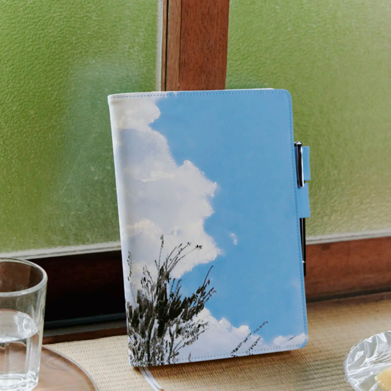 Hobonichi Techo Cover Kyohei Sakaguchi Field Sky A5 Cousin w/Cover on Cover New