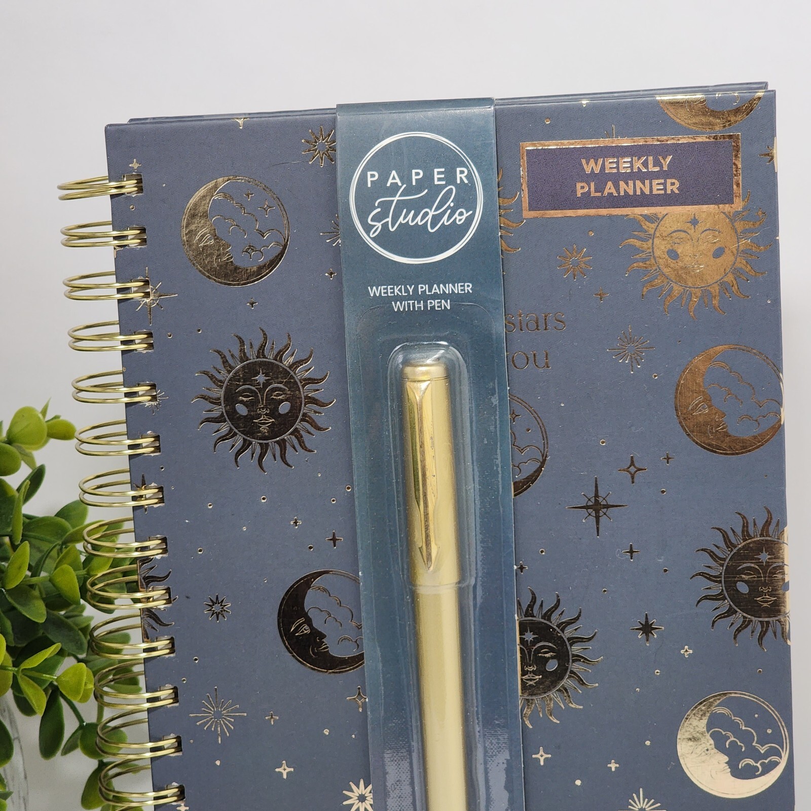 Even The Stars Admire You Weekly Planner Journal Notebook with Pen and Stickers