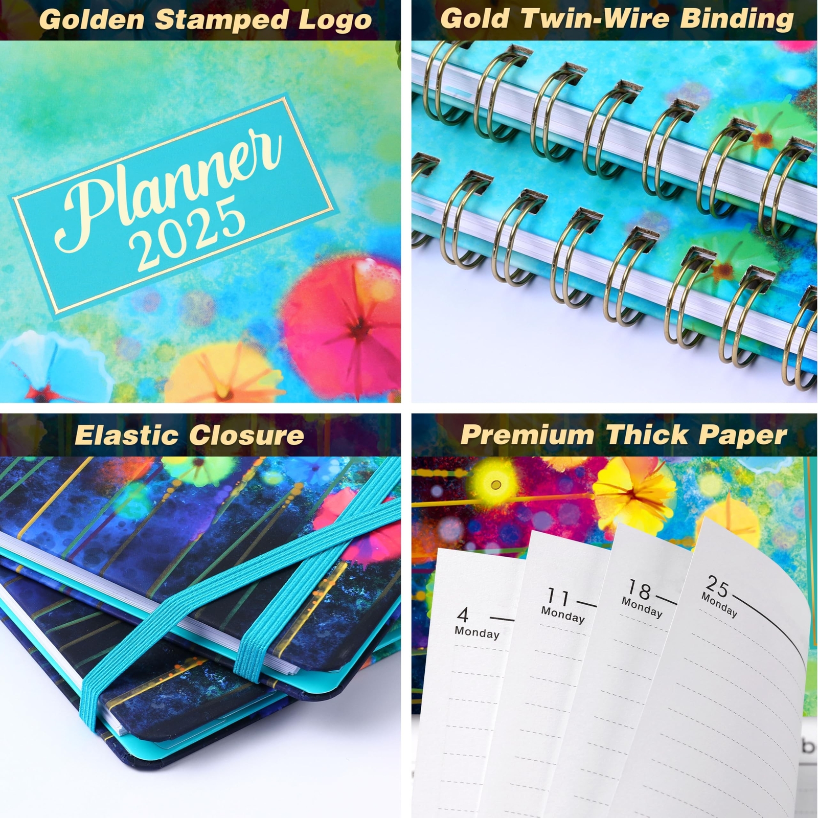 2025 Planner – 2025 Planner Weekly and Monthly, 2025 Calendar Monthly Planner…