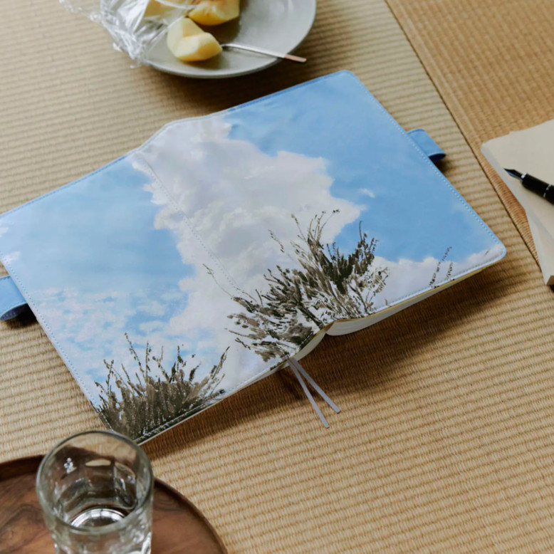 Hobonichi Techo Cover Kyohei Sakaguchi Field Sky A5 Cousin w/Cover on Cover New