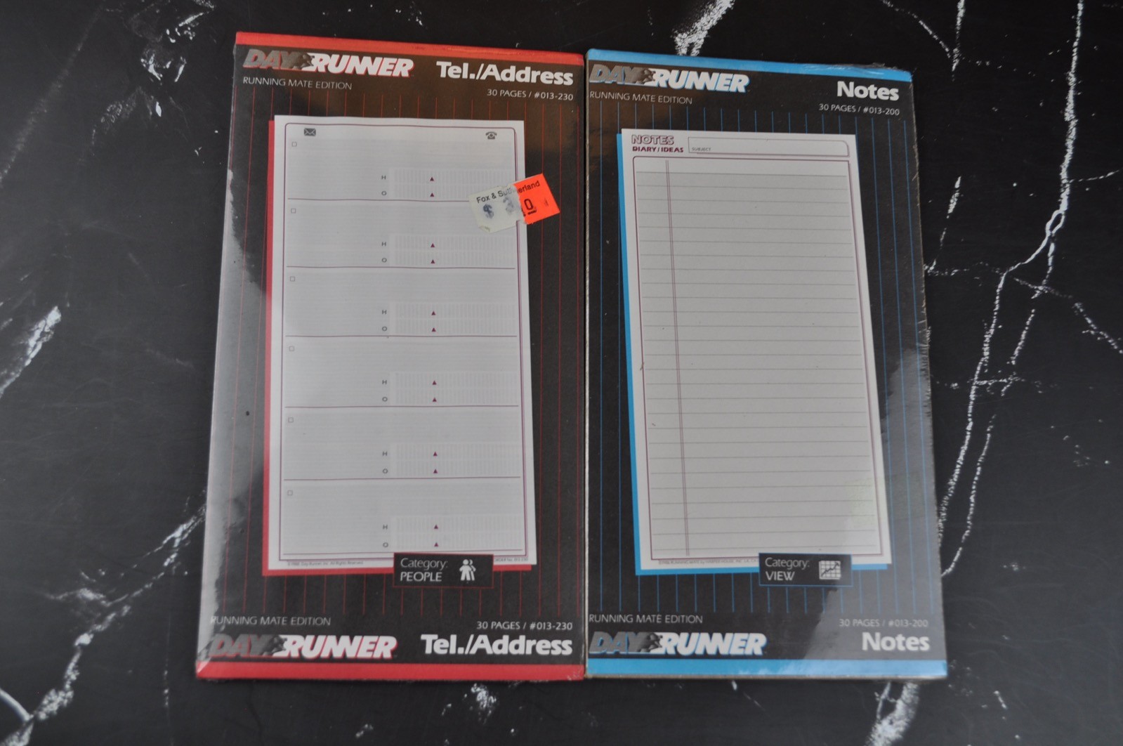 Day Runner Running Mate Edition NEW Sealed Refill #013-230 & 013-200