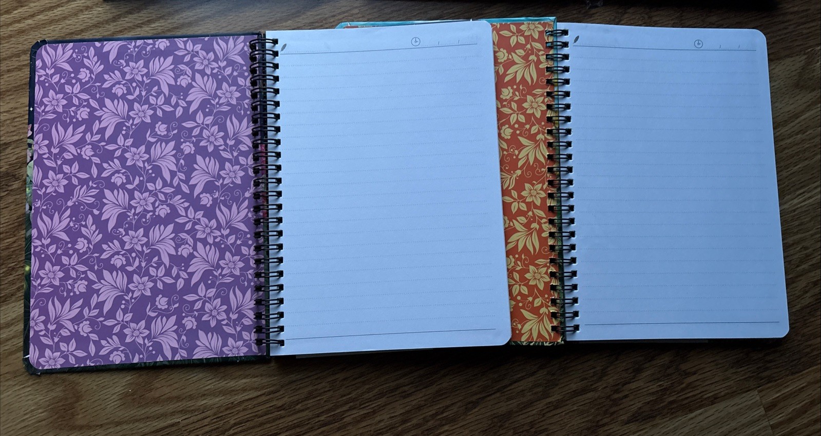 4× Lined Spiral Journal Notebook for Women, A5 Ruled Hardcover 6″×8.5″