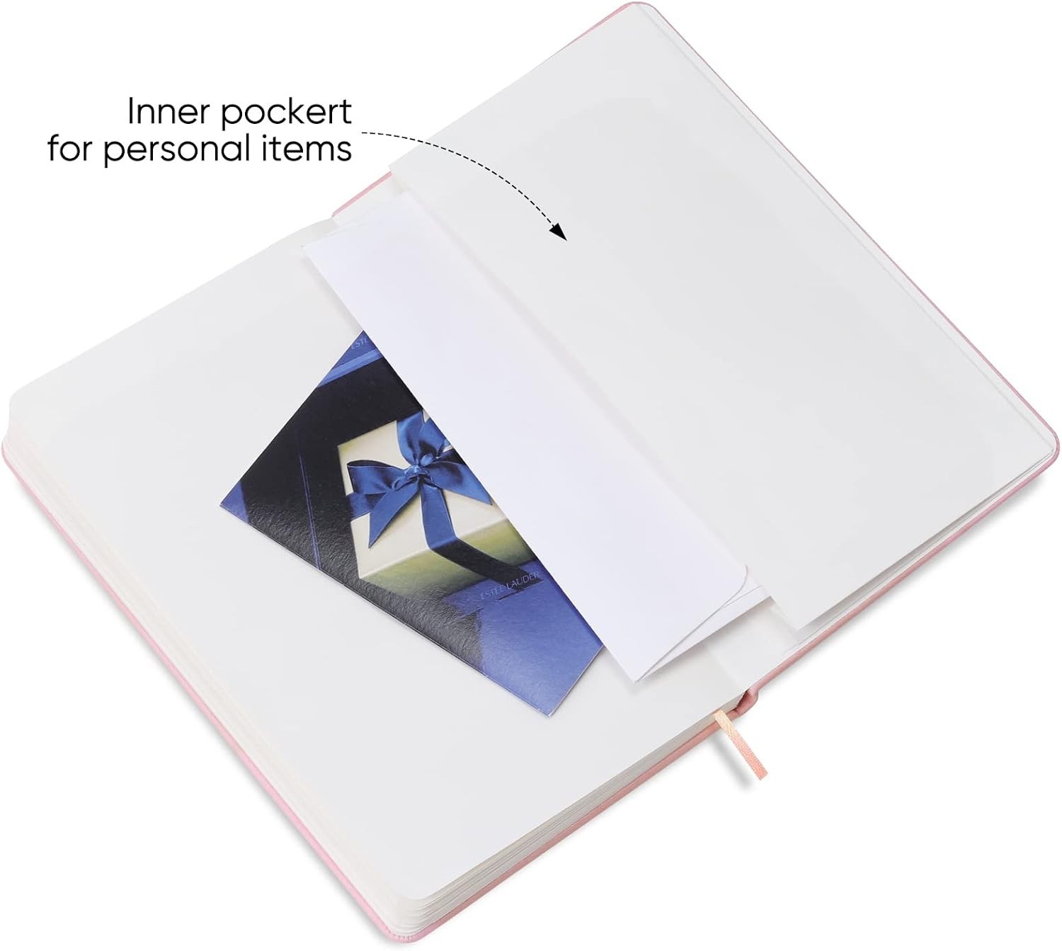 Stylish Pink Leather Journal with 128 Pages – Perfect for Note Taking & Gifting