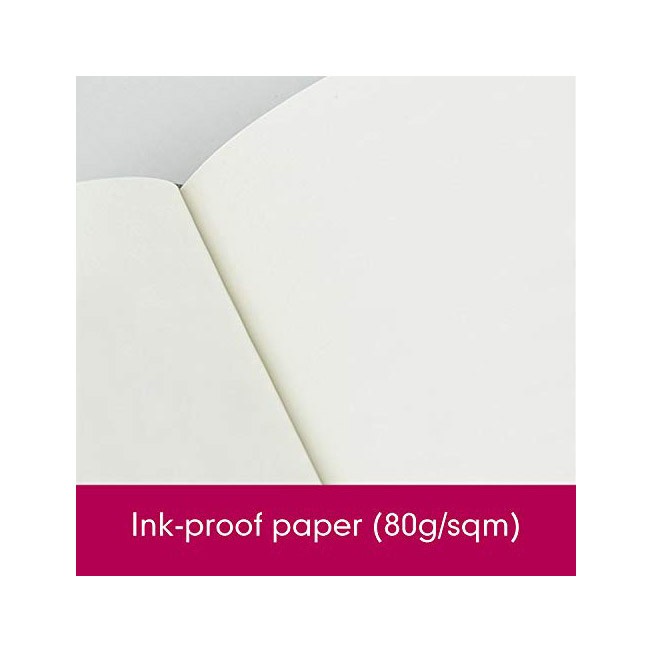 LEUCHTTURM1917 – Medium A5 Plain Hardcover Notebook (Berry) – 251 Numbered Pages