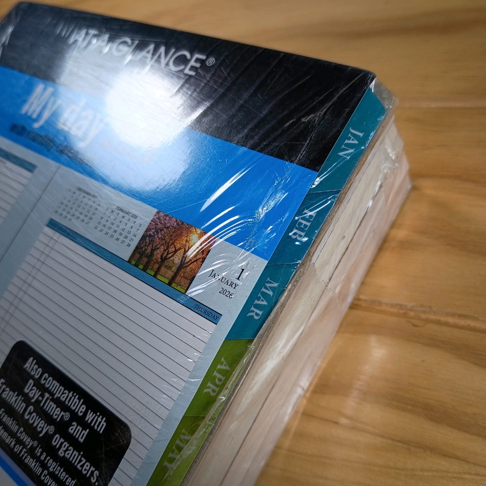 2x At-A-GLANCE My Day Size 4 Planner With Monthly Calendas #281-225