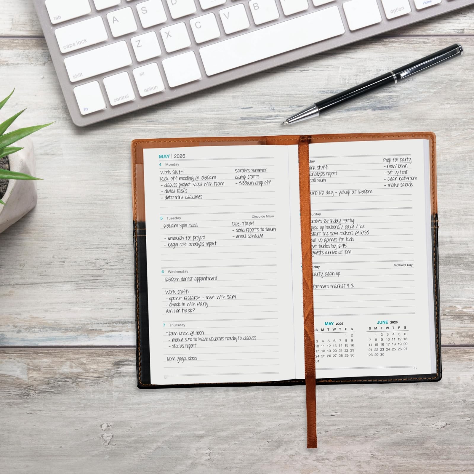 2026 Pocket Planner/Pocket Calendar, 3.5″x6″: Includes 14 Months (November 20…