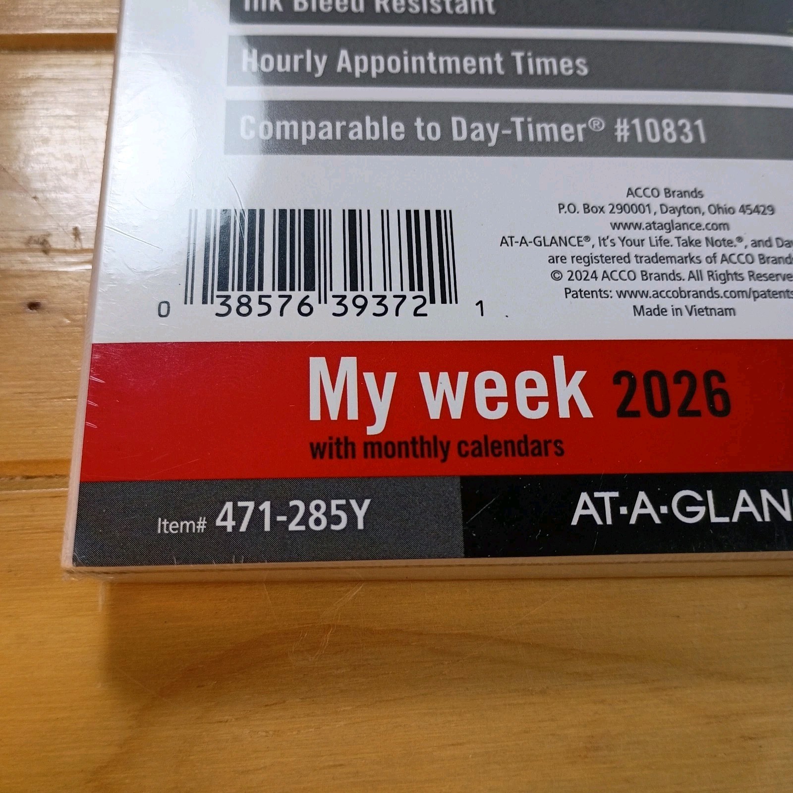 2X AT-A-GLANCE My Week 2026 Zise 3 With Monthly Calendars Item #471-285Y