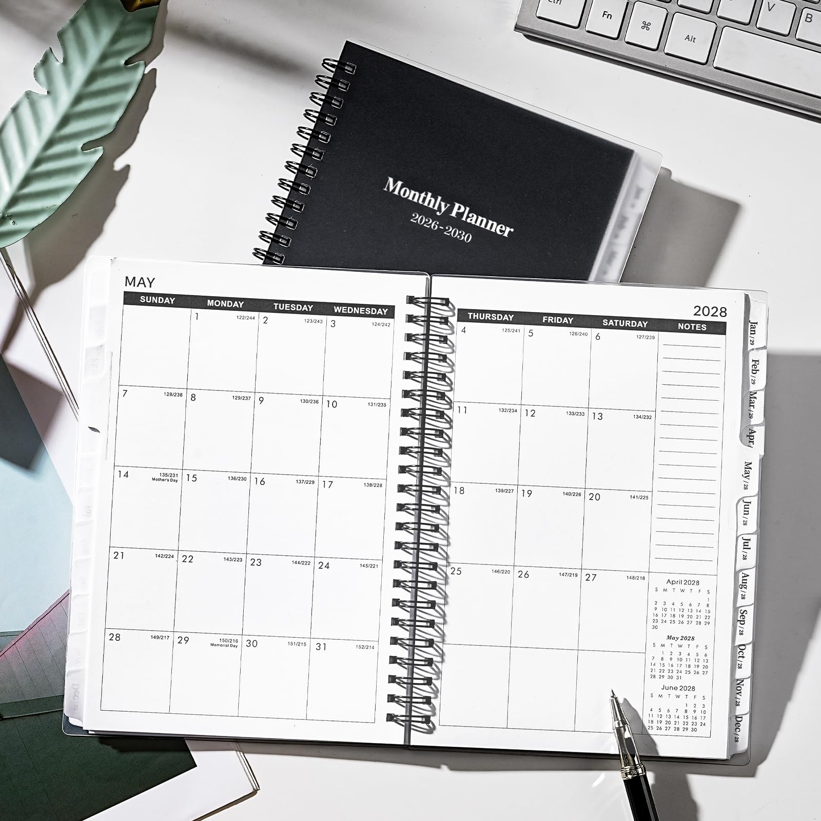 2026-2030 Monthly Planner/Calendar – 5 Year Planner 2026-2030 with Tabs, Jan …