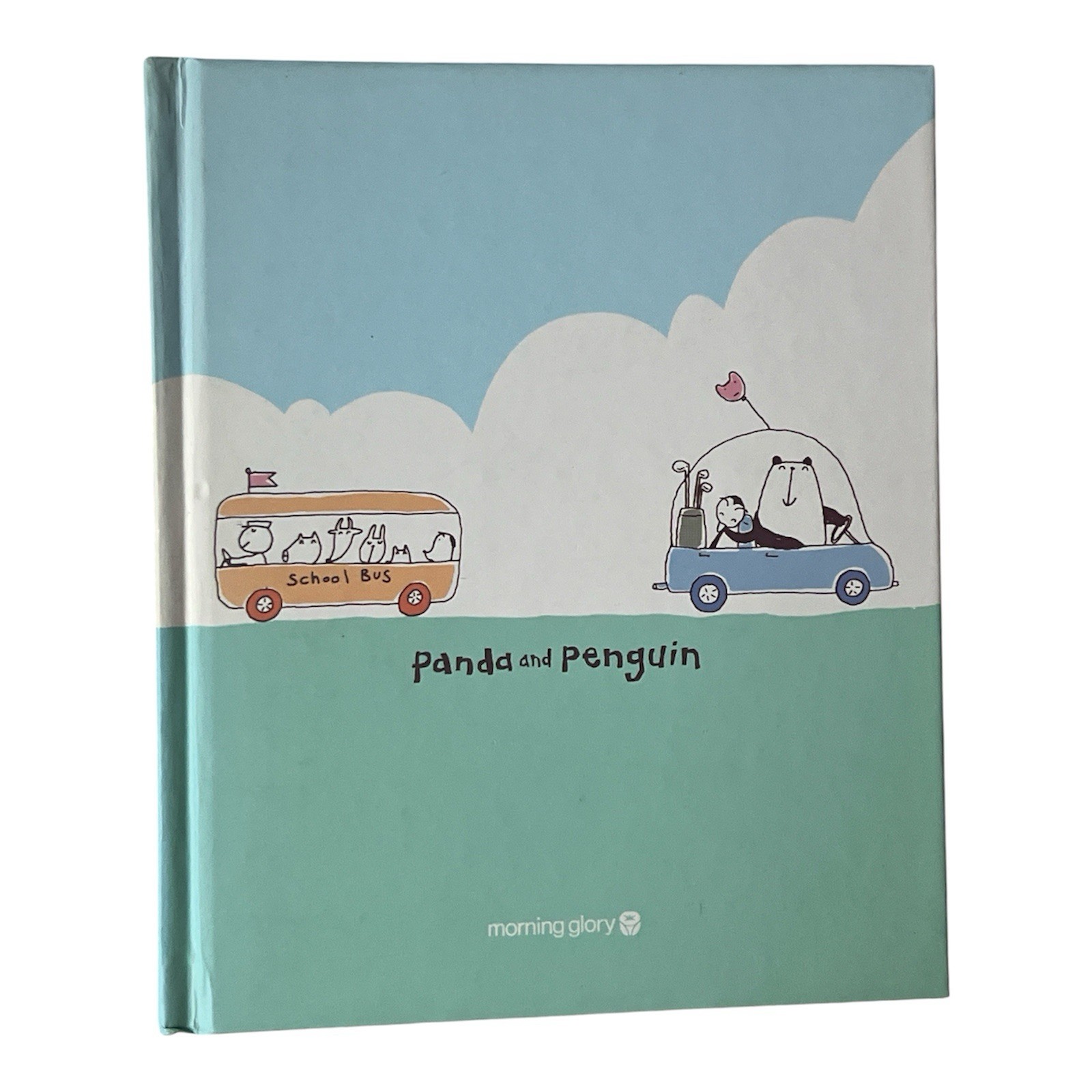 Vintage Morning Glory 100-Year Diary Panda and Penguin Notebook Acid Free Paper