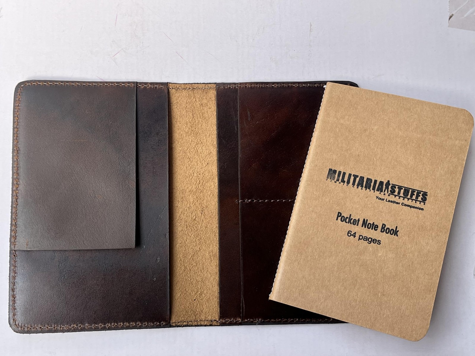 Handmade Vintage Leather Journal Cover for Field Notes Notebook Cover for Fi…