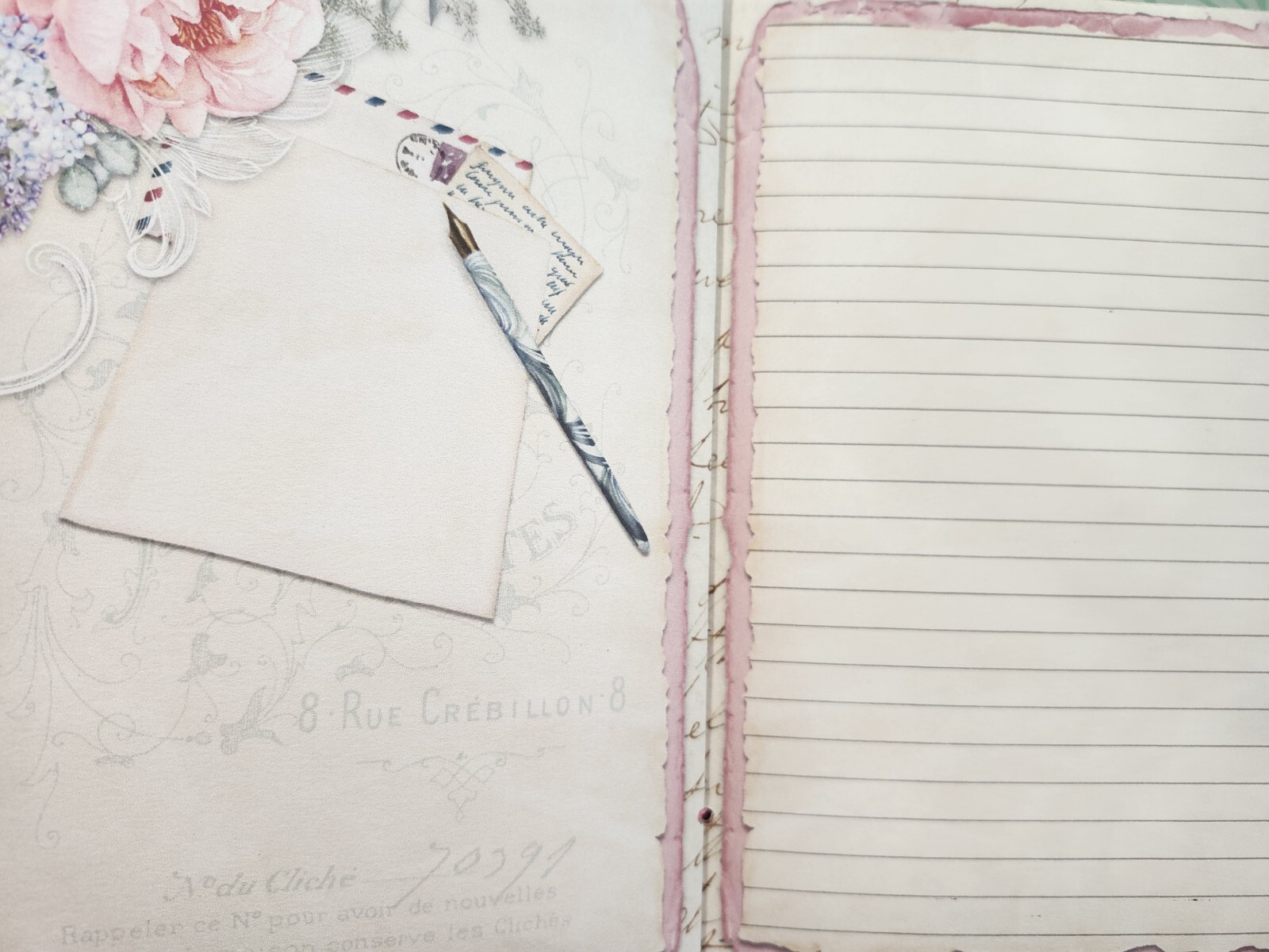 Junk Journal Booklet “POETRY 2” Prose Author Journal Diary Lots of Ephemera!