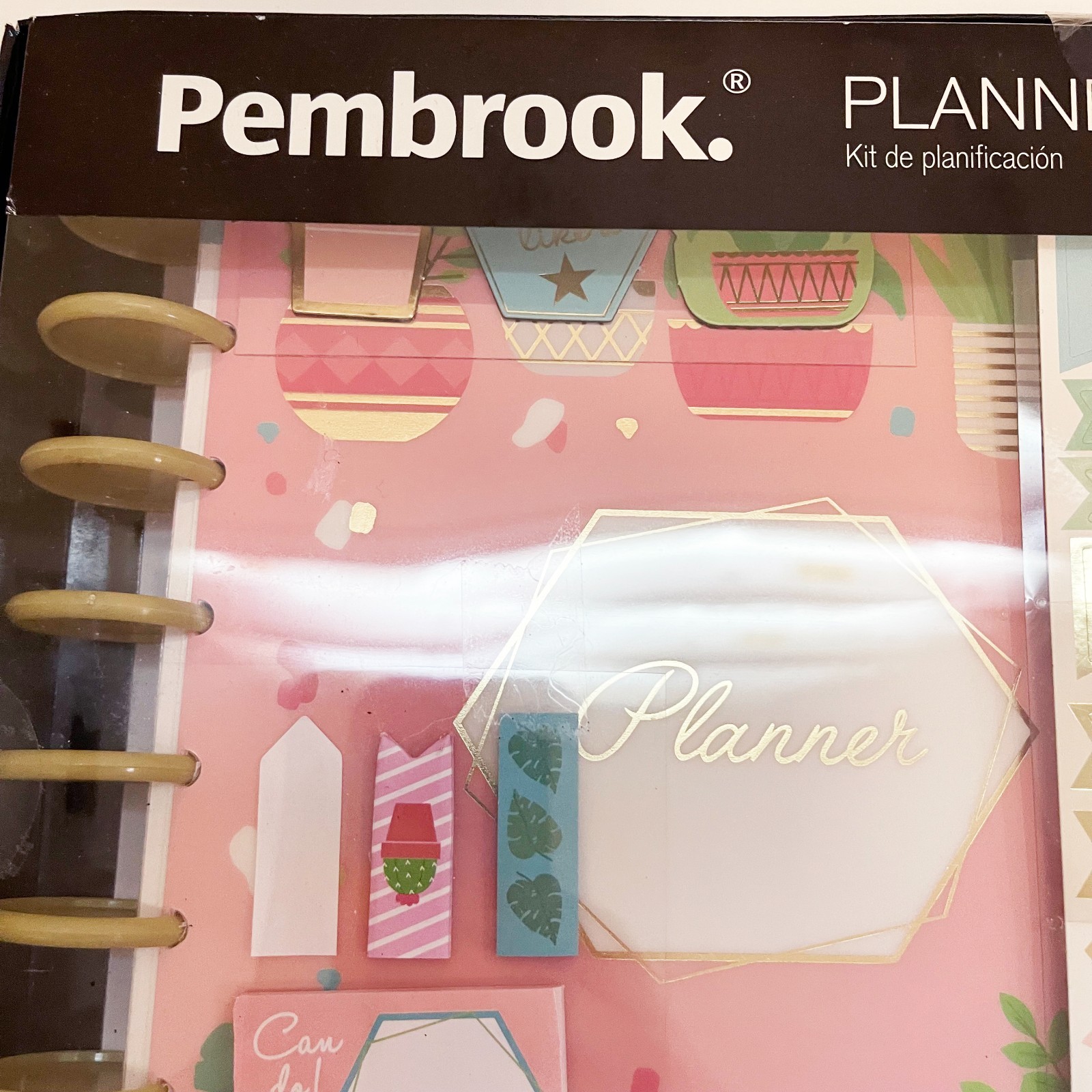 Pembrook Planner Kit 12 Month Planner Stickers Dividers Clips Notes New DIY