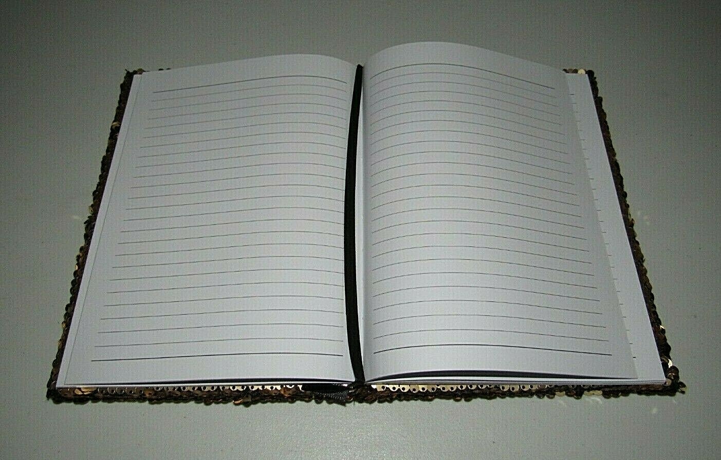 PAPER STUDIO DELUXE GOLD SPARKLE SEQUIN DECORATIVE JOURNAL