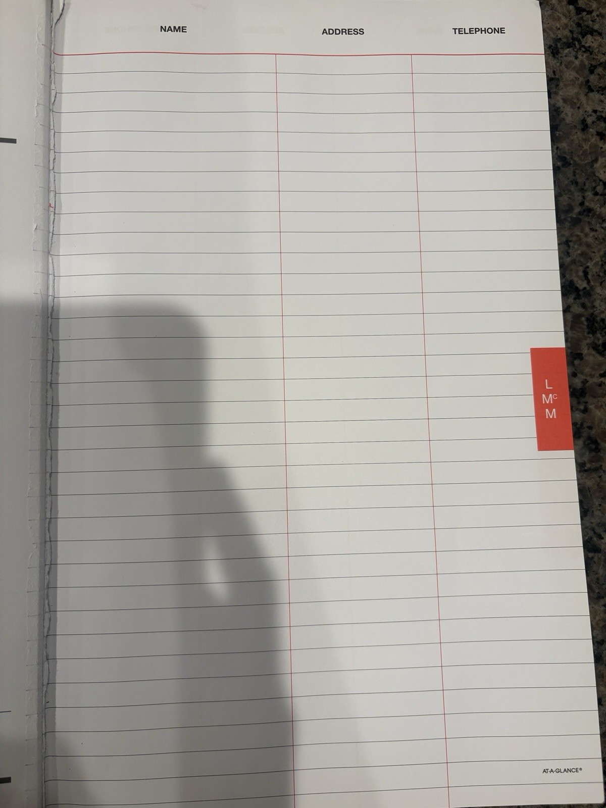 2026 Standard Daily Planner, 7-3/4″ X 12″, Large, Hardcover, Red (SD376-13)