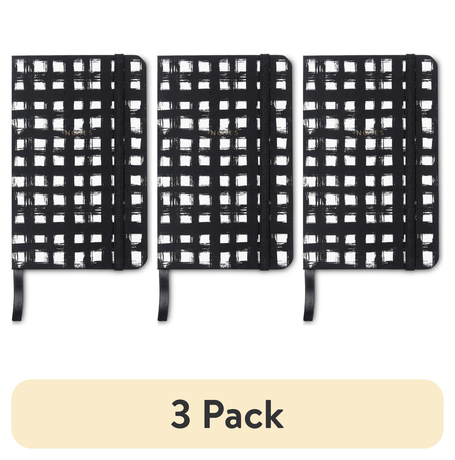 3 pack Geometric Adult, Teen Standard Journals,3.75 in x 5.75 in, 160 Pages