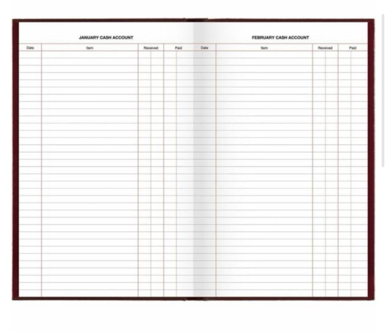 2026 Standard Daily Planner, 7-3/4″ X 12″, Large, Hardcover, Red (SD376-13)