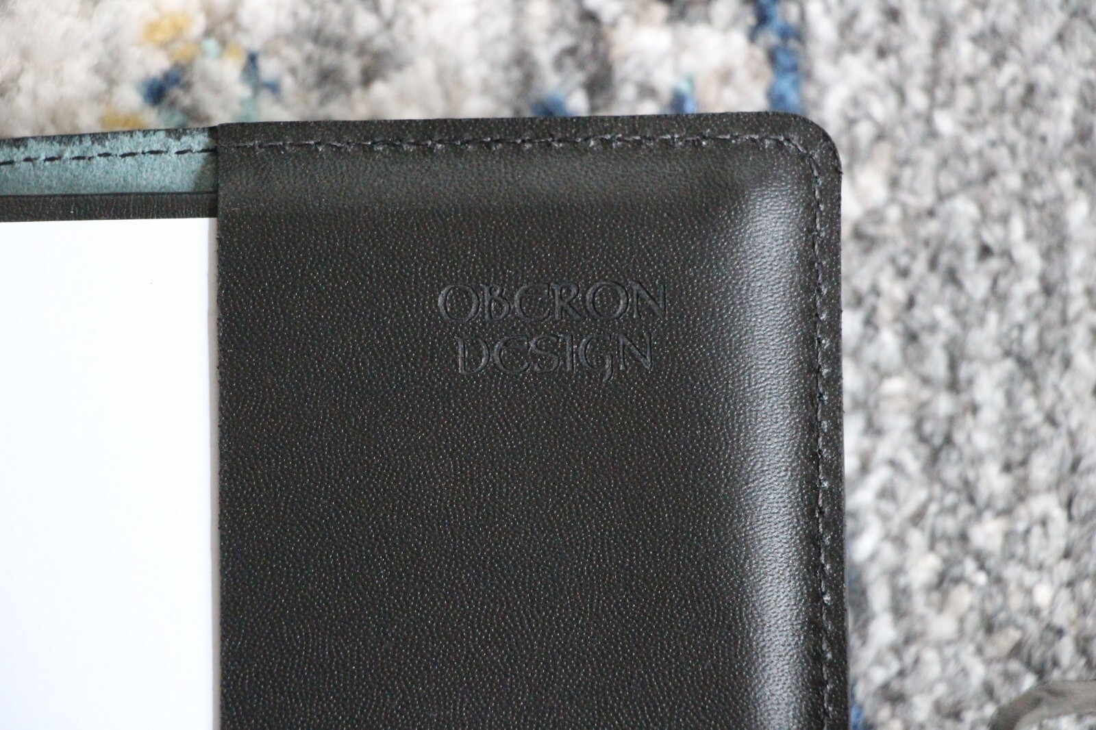 Oberon Design Leather Small Journal Cover – YOSEMITE HALF DOME in BLUE