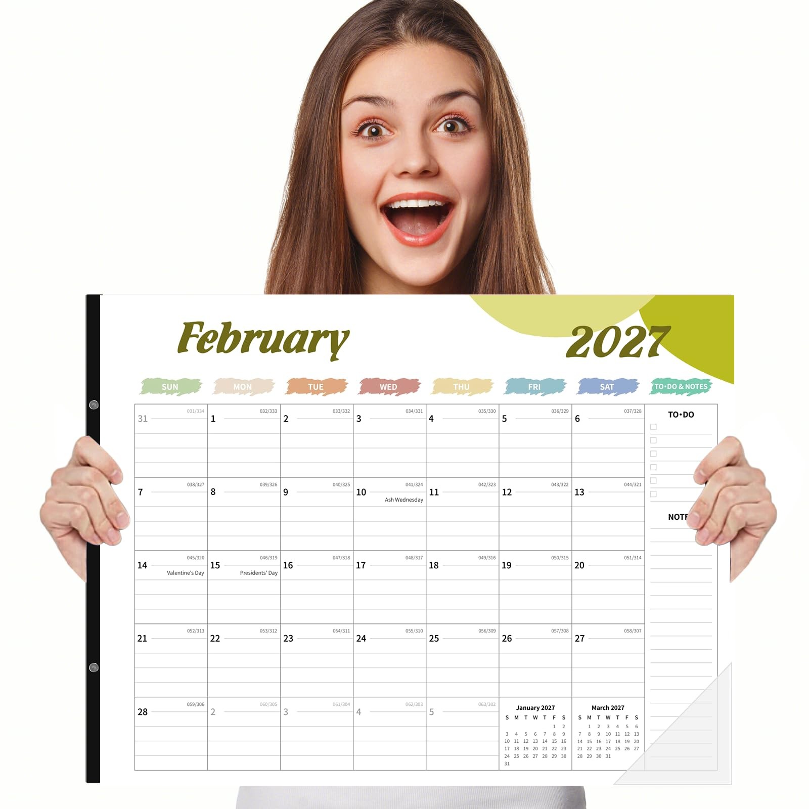 Desk Calendar 2026, Large 22×17, 18 Months Top Calendar,…
