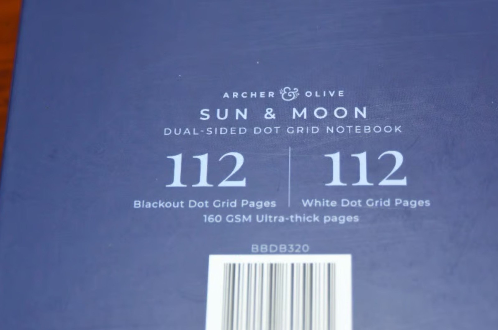 Archer & Olive Square Dual Sided Notebook Journal Sun & Moon Wondrous Skies