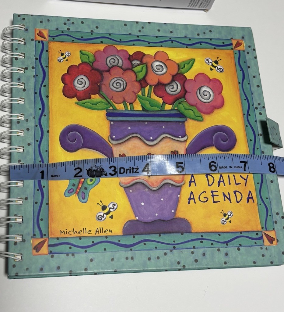 NEW “A Daily Agenda” by Michelle Allen, undated 52 week planner