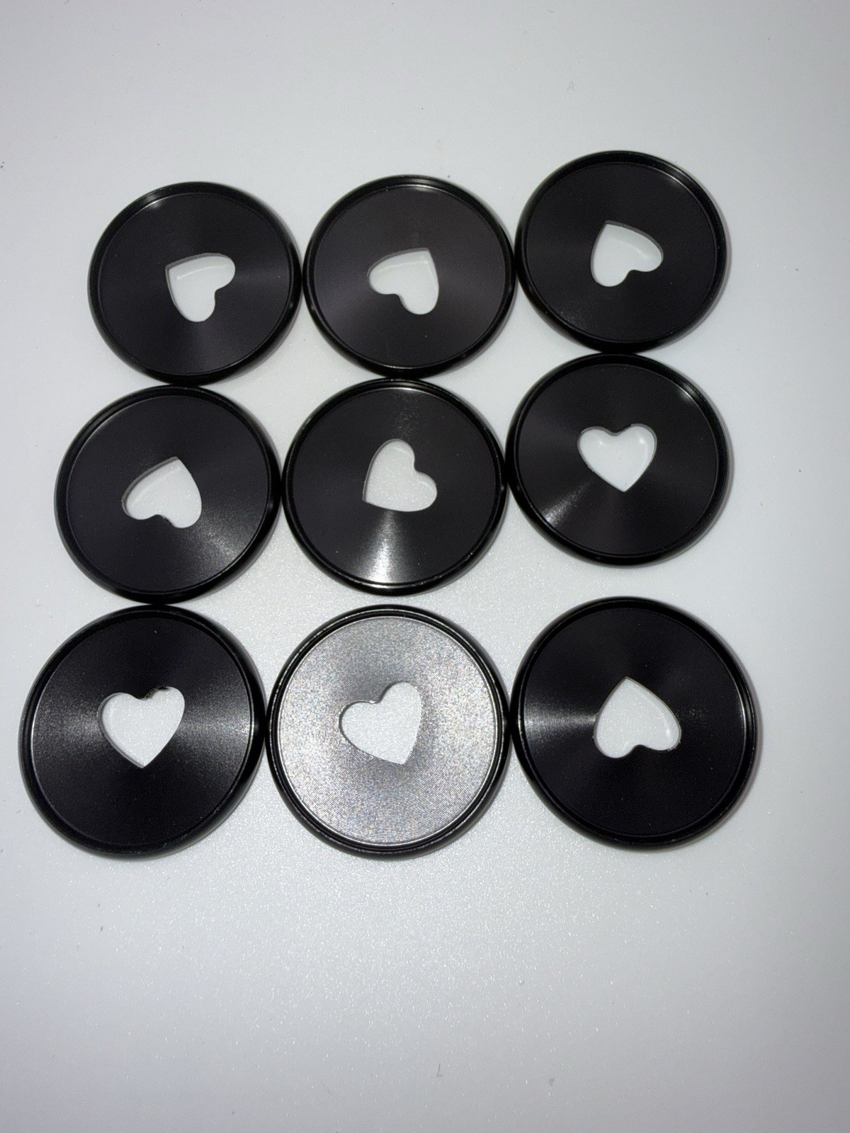 Happy Planner Discs Black Metal lot of 9 Classic Planner size