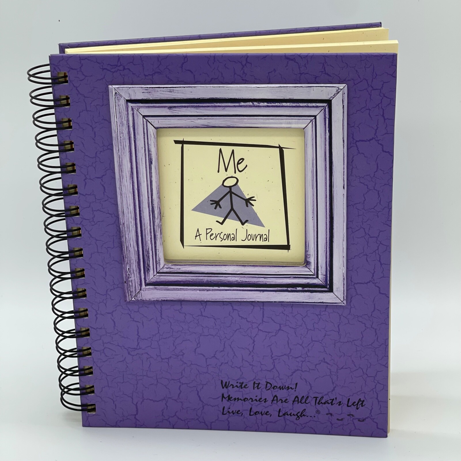 “Me” A Personal Journal CJ-09 Purple 200 Page Count 7 1/2 x 9 Guided Format New