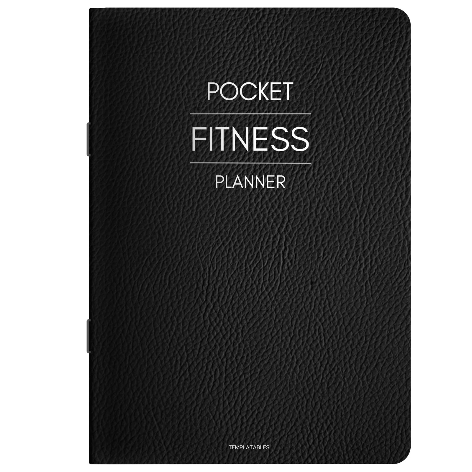 Pocket Fitness Planner A6 Gym Workout Logbook, (105 x 148 mm), Mono