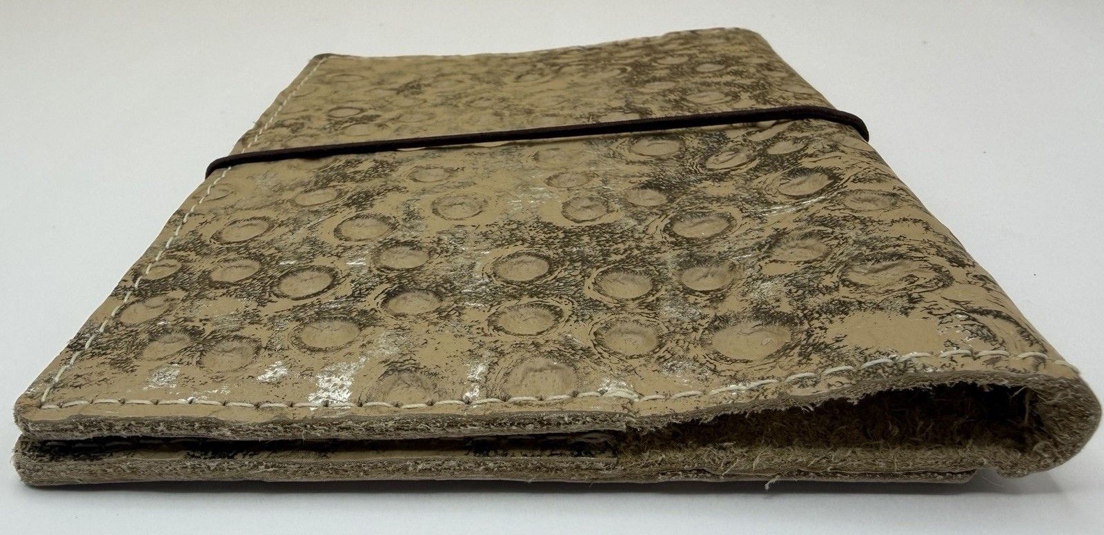 Sojourner Pocket Traveler’s Notebook Metallic Silver Spotted Leather TN Cover