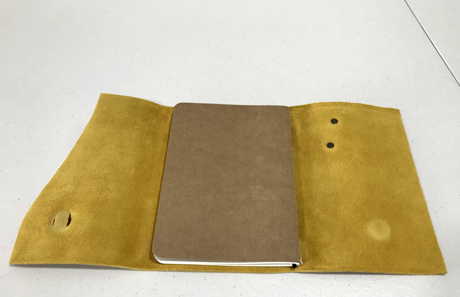 Portland Leather Goods Yellow Journal Notebook As Is READ