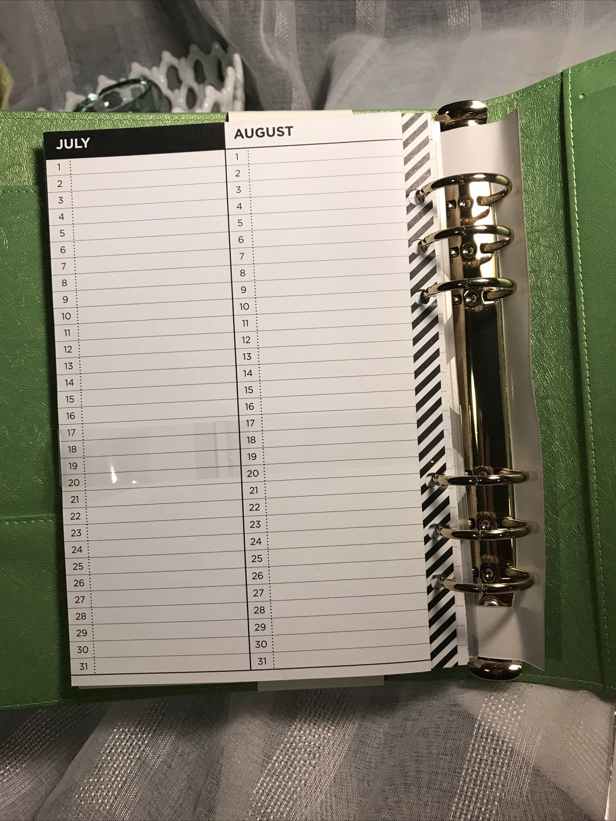 Date Planner To-Do 6 Ring Planner Organizer NEW + 2 FREE Gifts Accessories NIP