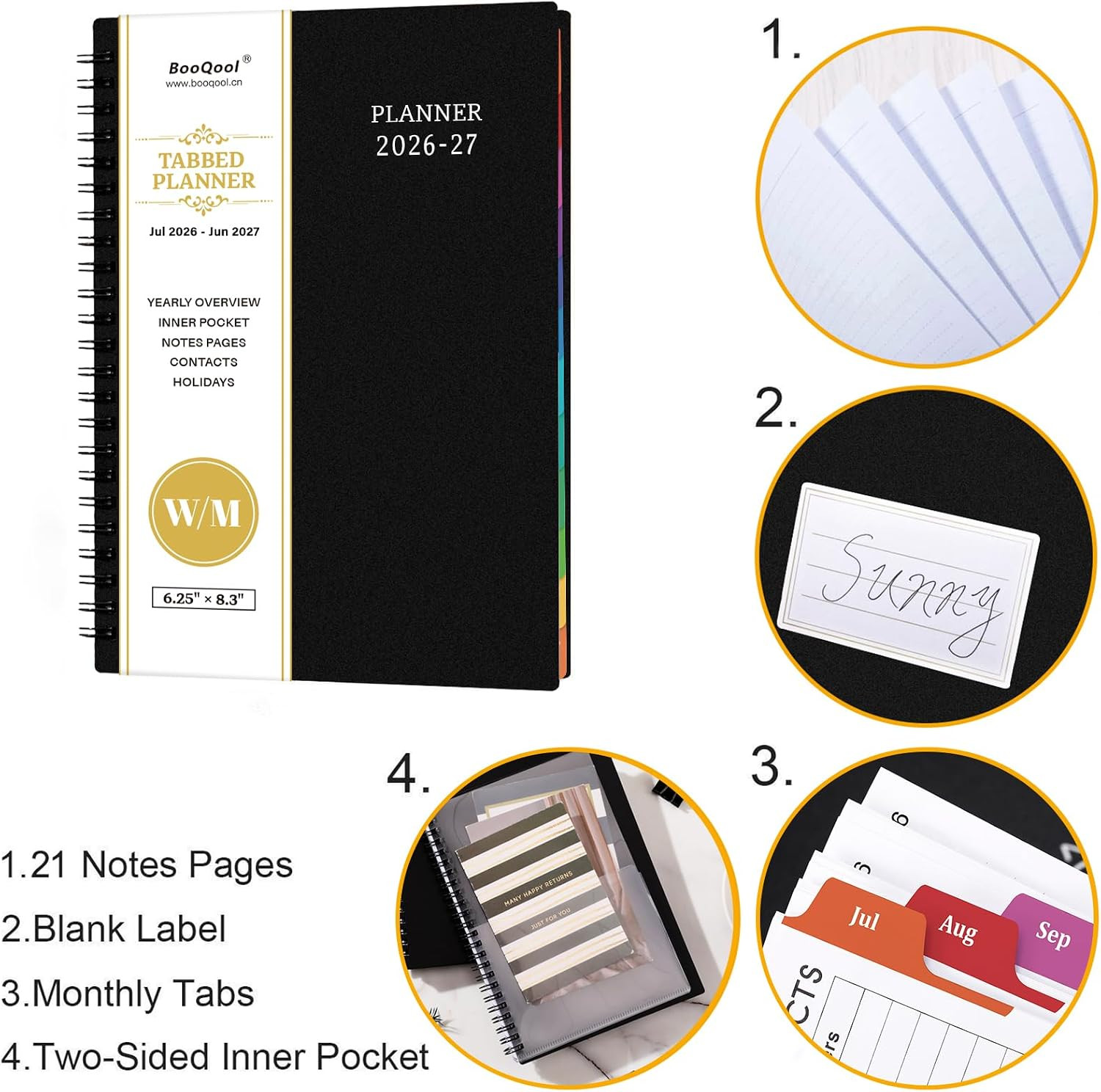 Planner 2026-2027 – July 2026 – June 2027, 2026-2027 Planner Weekly and Monthly,