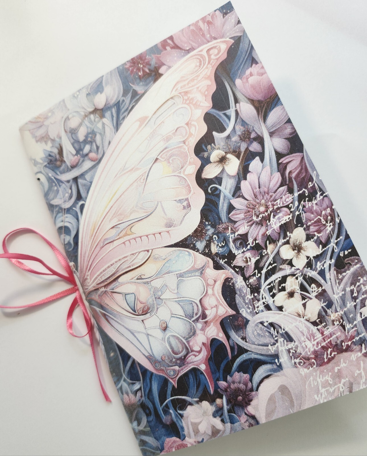 Junk Journal Booklet “BEAUTIFUL BUTTERFLIES” HANDMADE Cards, Pockets, Ephemera