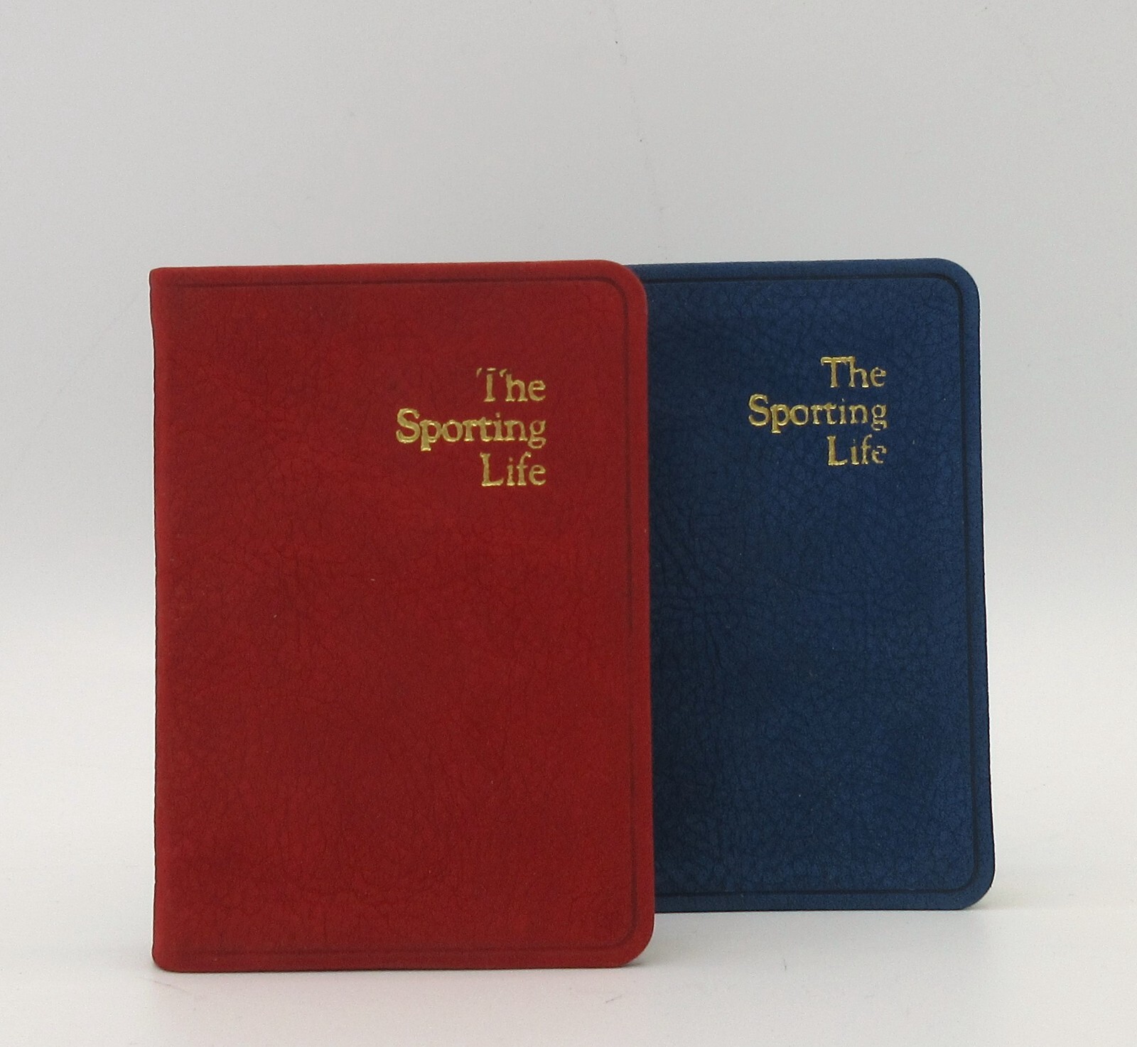 Mini 3×4″ Datebook Notebook The Sporting Life Suede Cover Post Miniatures RED