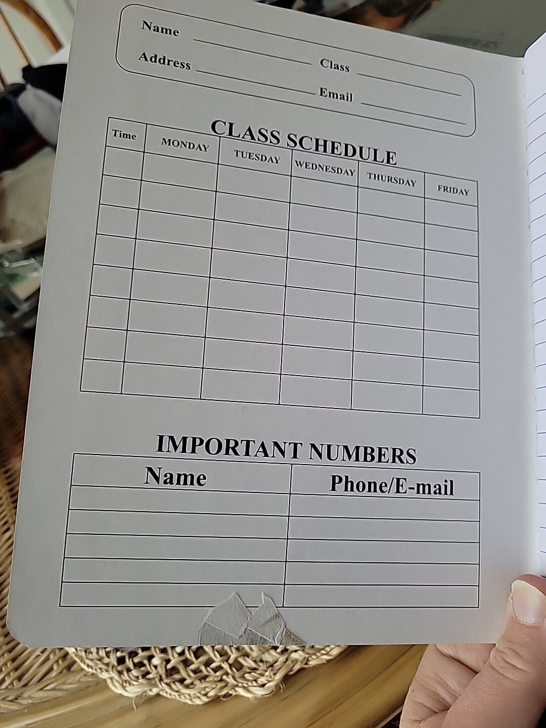 (4) Composition Notebooks Wide Ruled 100 Sheets = 200 Pages ea 9-3/4x 7-1/2