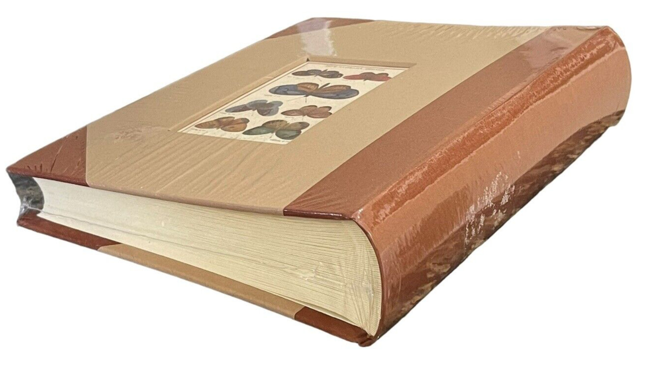 New Cavallini & Co Butterfly Photo Album Hand-Bound, Acid-Free Paper 8×10 Italy