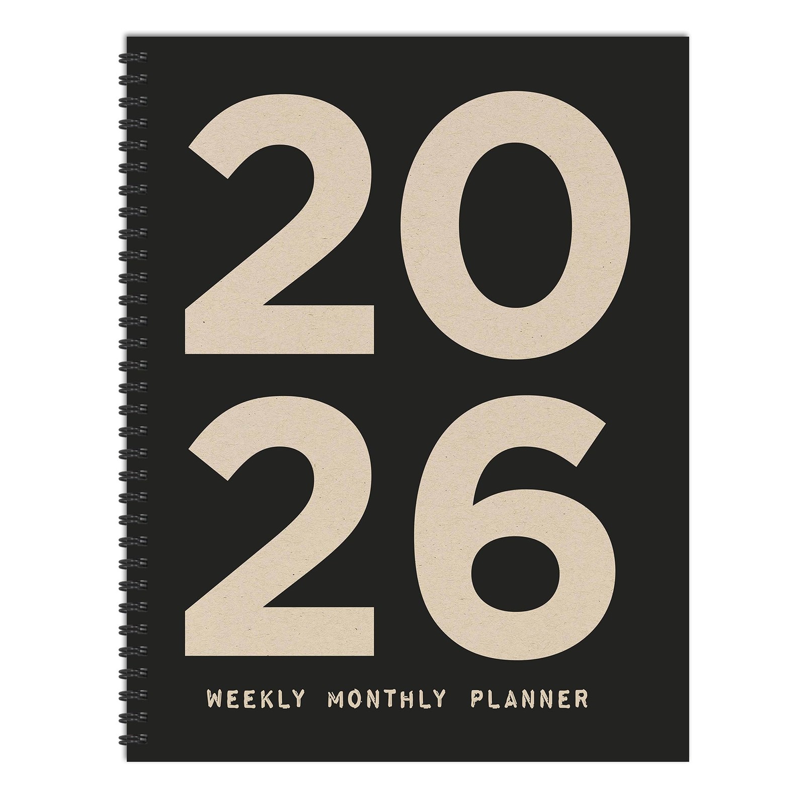 TF Publishing 2026 Burnt Black Large Weekly Planner,