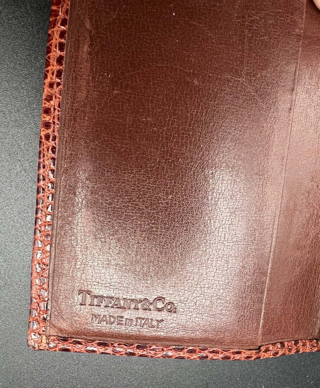 Vintage Tiffany & Co Journal Address Book Genuine Lizard Made In Italy