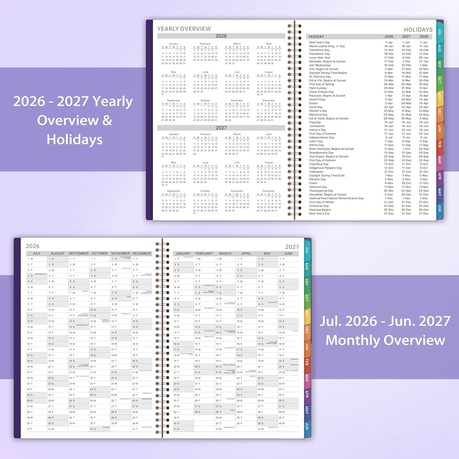 2026-2027 Appointment Book/Planner – 8.2″ X 11″, Daily Planner from Jul. 2026 –