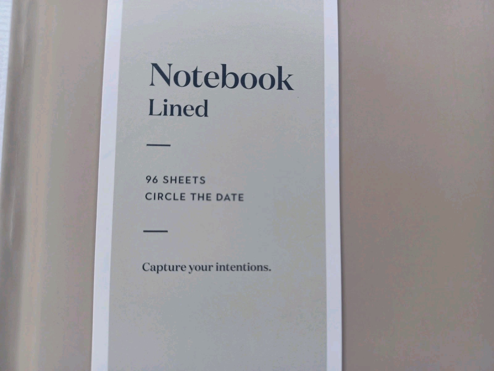 Cambridge Work Style Lined Notebook Hardcover Book 96 Sheets Circle Date Notes