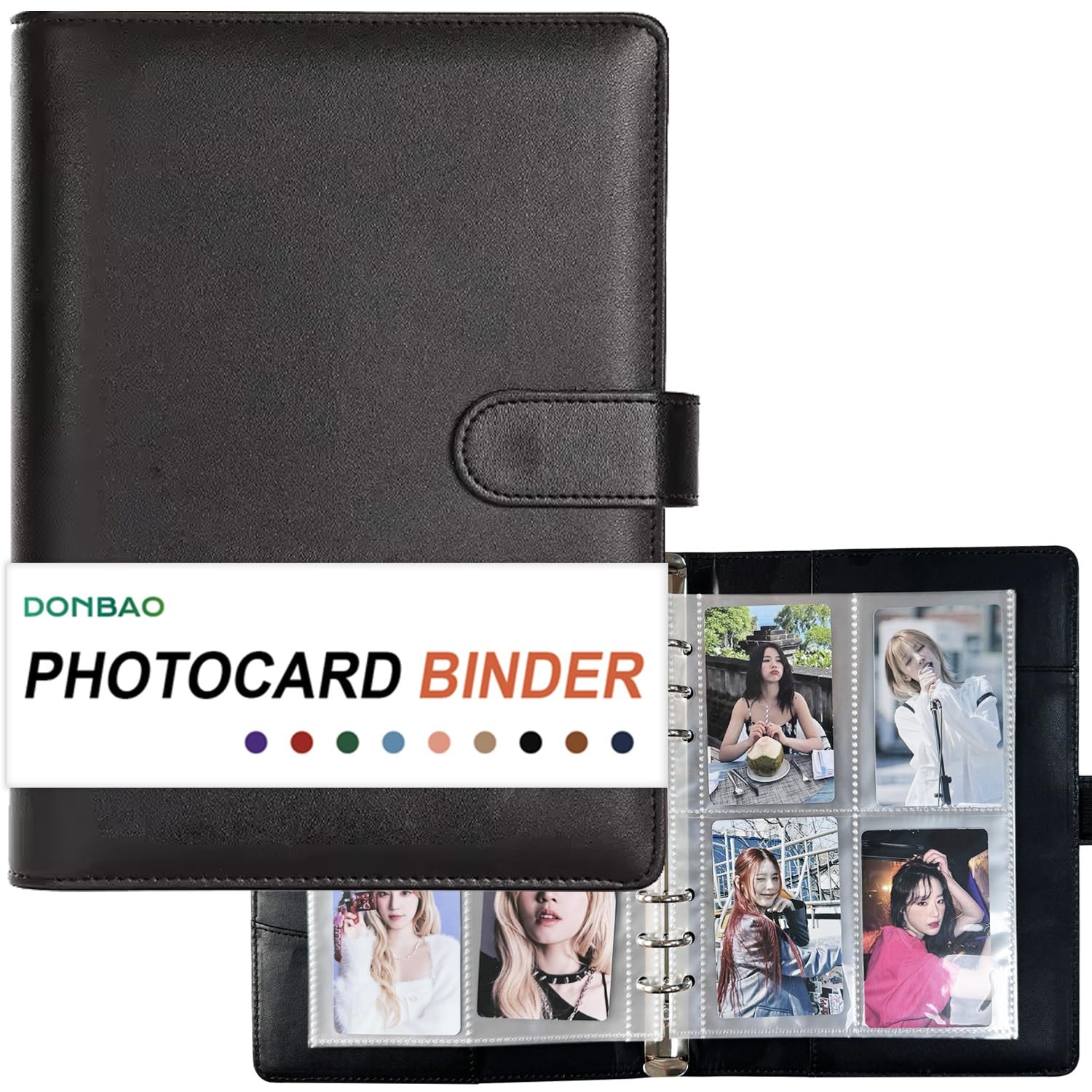 A5 Kpop Photocard 14 inches x 9 x [height not specified], Black